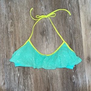 Victoria’s Secret Sequined Halter Bikini Top